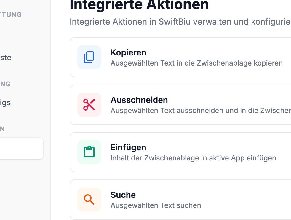 Built-in Extensions