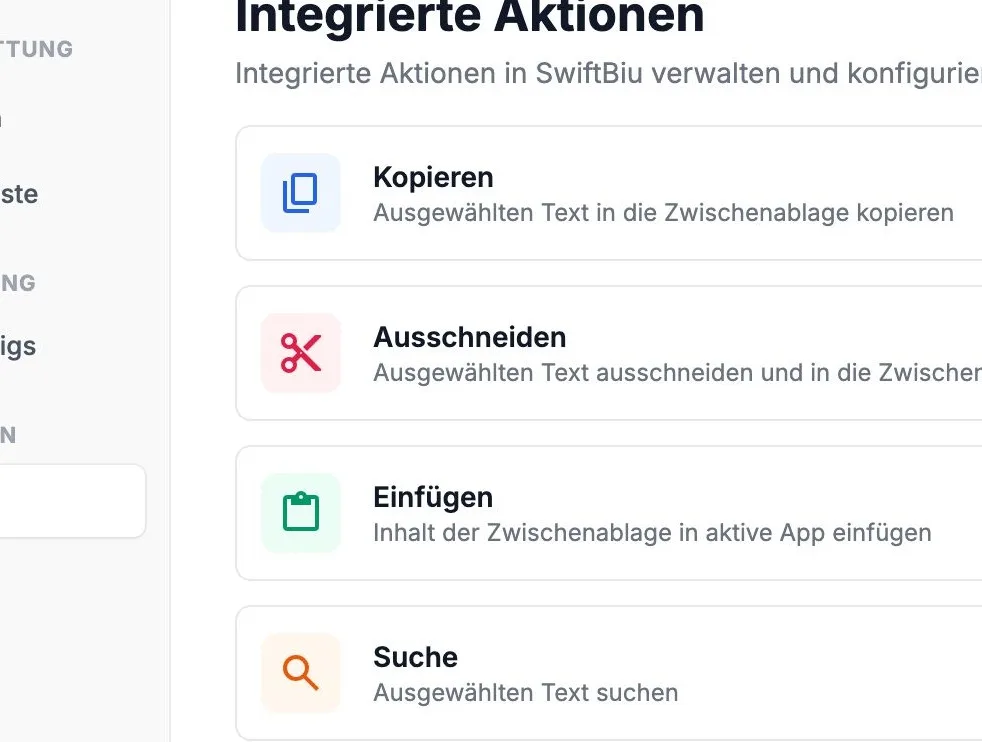 Built-in Extensions
