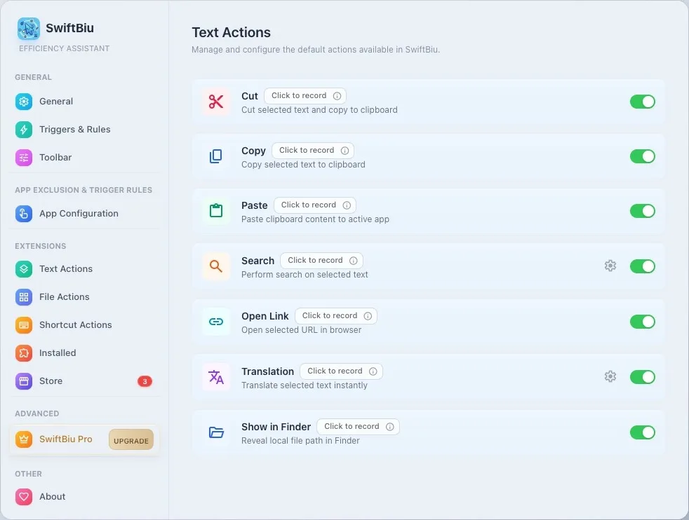 Built-in Extensions