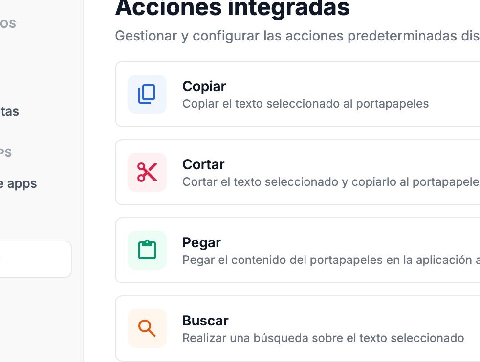 Built-in Extensions