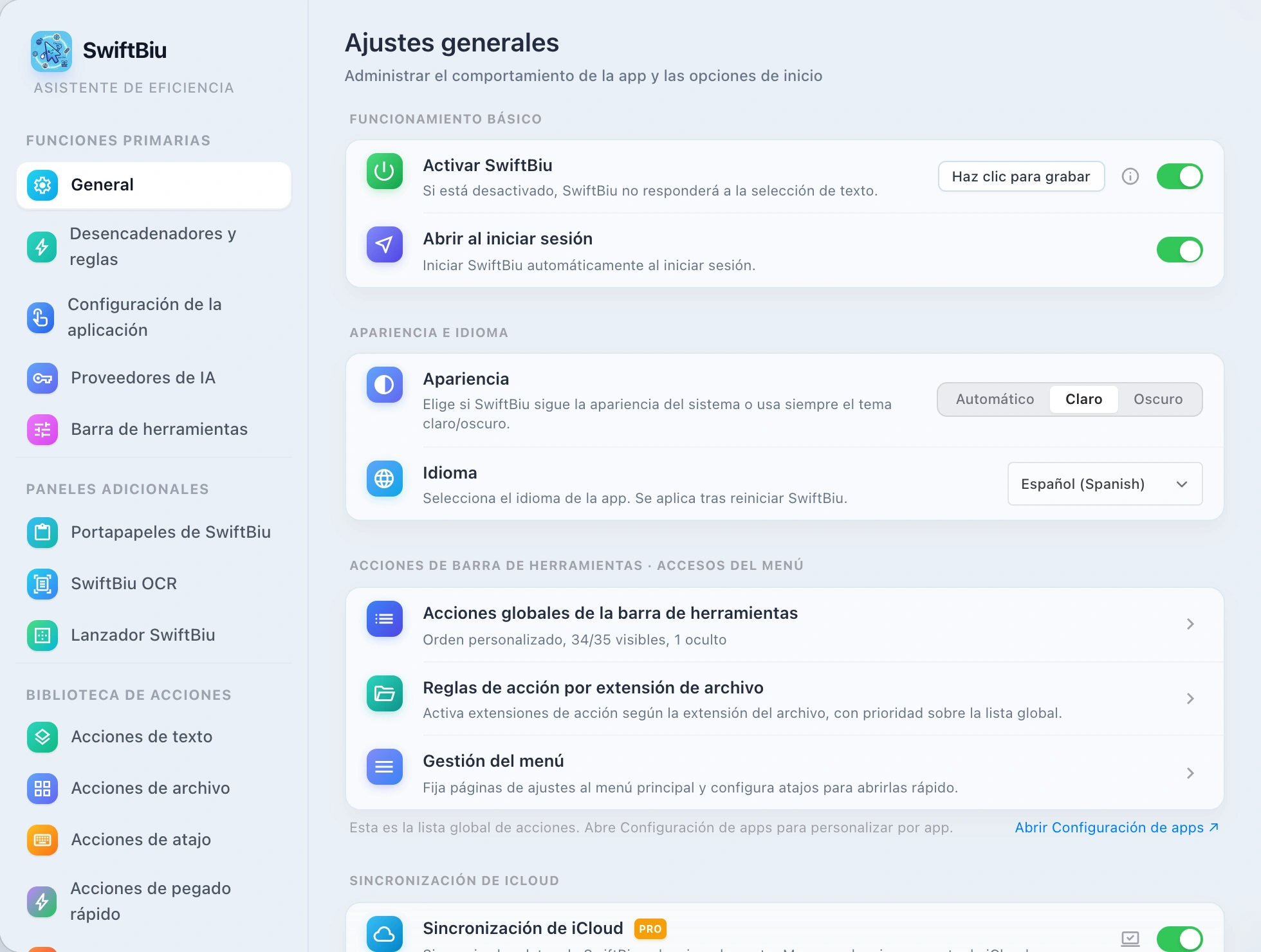 General Settings Overview